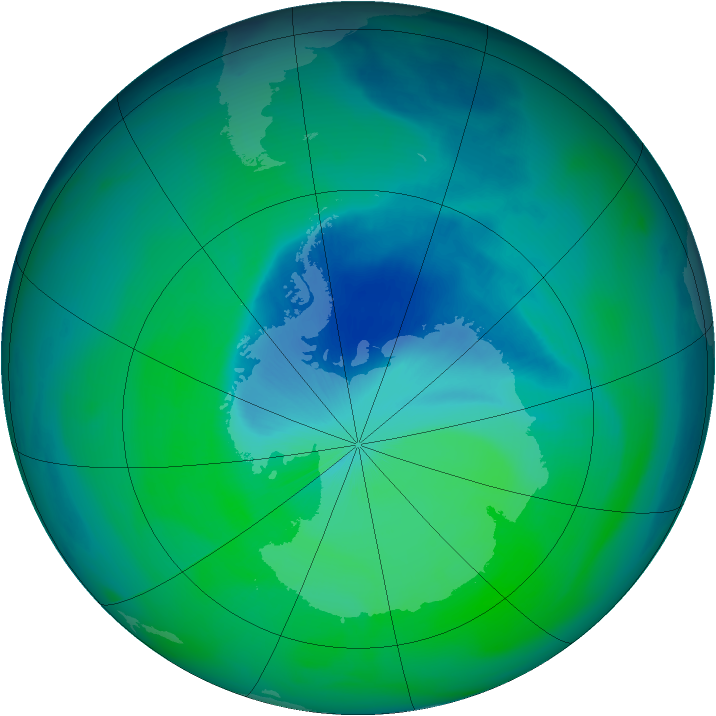 Ozone Map 2004-12-04